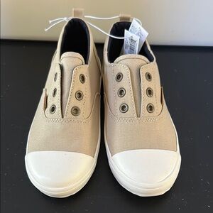 New Kids Tan Slip-On Shoes